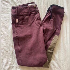 Tailored Sportsman 'Trophy Hunter' Breeches in Bordeaux/Tan